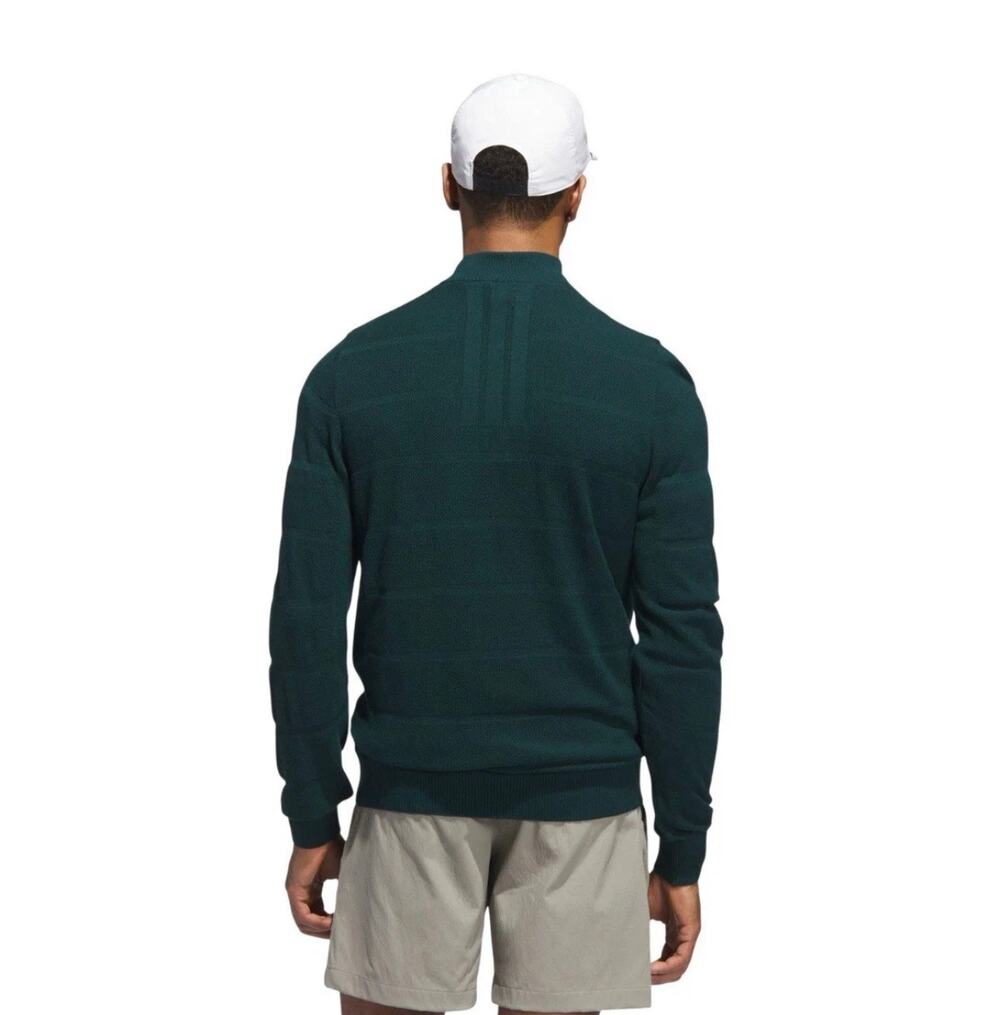 Mens Size Large Adidas Sweatshirt Golf Tour Wind Knit 1/4 JL5387 new $200